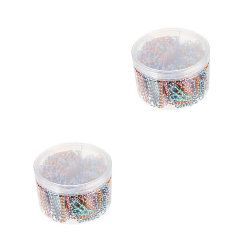 DIYEAH 2 Sätze Büroklammer Büromaterial Office Supplies Notebooke Dokumentenklammern Clips Klemmen Papier Schnellhefter Bunt Schreibwaren-clip Bindeklammern Metall Colorful 450 Stück * 2 DIYEAH 2 Sätze Büroklammer Büromaterial Office Supplies Notebooke Dokumentenklammern Clips Klemmen Papier Schnellhefter Bunt Schreibwaren-clip Bindeklammern Metall Colorful 450 Stück * 2 von DIYEAH