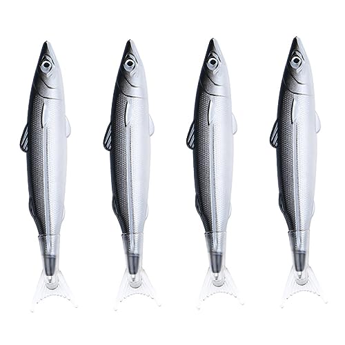 DIYEAH 2 Sätze Cartoon-kugelschreiber Ballpoint Pen Kugelschreibermine Kunststoffstift Fischgehege Flauschiger Stift Werbekugelschreiber Kugelschreiber Aus Kunststoff Plastik 4 Stücke * 2 von DIYEAH