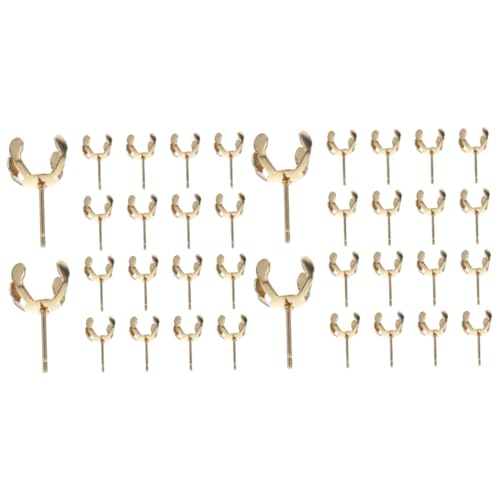 DIYEAH 2 Sätze Claw Ohrring Befestigungen Diy Ohrstecker Zubehör Für Schmuckherstellung Gold Für Kreative Ohrringe Und Schmuckprojekte 20 Stück * 2 DIYEAH 2 Sätze Claw Ohrring Befestigungen Diy Ohrstecker Zubehör Für Schmuckherstellung Gold Für Kreative Ohrringe Und Schmuckprojekte 20 Stück * 2 von DIYEAH