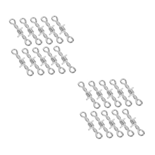 DIYEAH 10stücke Teiliges Metallverschluss Für Schmuck Diy Armband Halskettenverbinder Hochwertige Schmuckverbindungselemente Für Kreative Bastelprojekte von DIYEAH