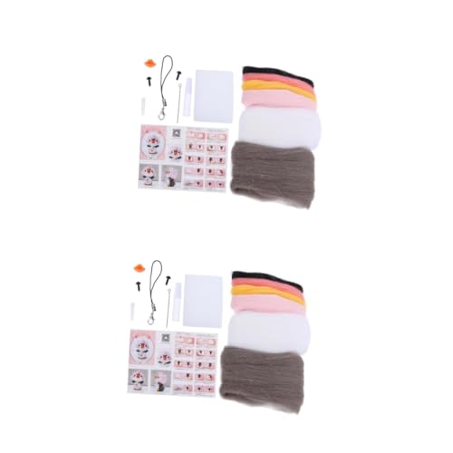 DIYEAH 2 Sätze Diy Nadelfilz Pinguin Filzwolle Handgefertigte Wollfilz Deko Starter Kit für Zuhause und Langlebiges Polyester Material Sicher und Atmungsaktiv für Anfänger und DIYEAH 2 Sätze Diy Nadelfilz Pinguin Filzwolle Handgefertigte Wollfilz Deko Starter Kit für Zuhause und Langlebiges Polyester Material Sicher und Atmungsaktiv für Anfänger und von DIYEAH