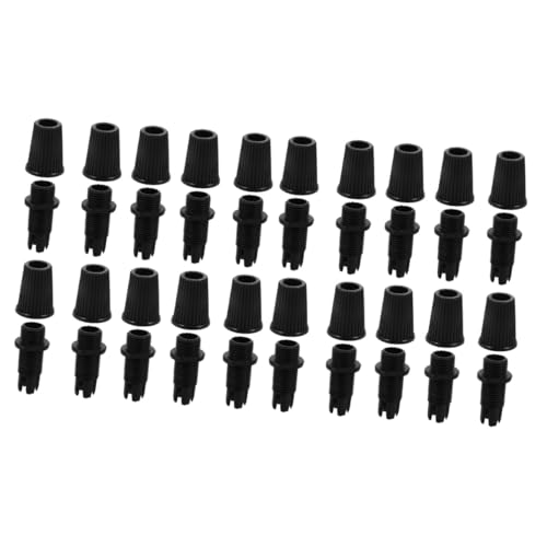 DIYEAH 2 Sätze Drahtschnalle Glasfaser Wohnung Drüse Schnuranker Mit Klemme Hängend Decke Drahtbelastung Kabelzugentlastung Plastik Black 100 Stück * 2 von DIYEAH