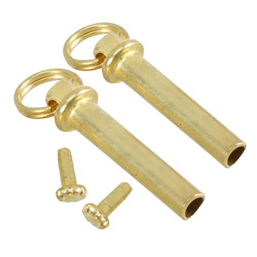 DIYEAH 2 Sätze Faltfächer Reparaturset Diy Faltfächer Achsenrippen und Schrauben für Handfächer Goldene Riegel für Einfache von Faltfächern von DIYEAH