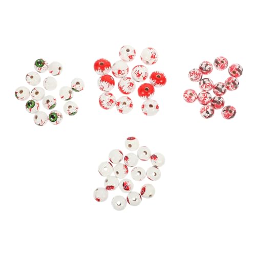 DIYEAH 2 Sätze Halloween Holzperlen Augäpfel Dekoration Tonperlen Charms Lustige Maske Große Charms Ästhetischer Anhänger Gefälschte Aufblasbare Kits Schmuck Party Girlanden 80 Stück * 2 DIYEAH 2 Sätze Halloween Holzperlen Augäpfel Dekoration Tonperlen Charms Lustige Maske Große Charms Ästhetischer Anhänger Gefälschte Aufblasbare Kits Schmuck Party Girlanden 80 Stück * 2 von DIYEAH