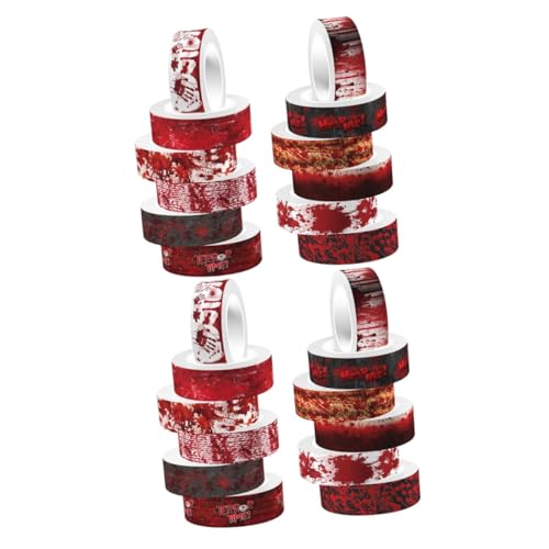 DIYEAH 2 Sätze Halloween-washi-tape Halloween-bänder Lieferungen Journaling Tape Scrapbook-diy-klebebänder Fallen Halloween Liefert Halloween-handwerk Papier 12 Rollen * 2 von DIYEAH
