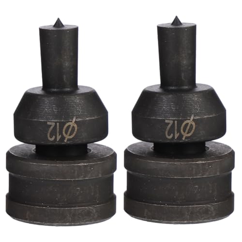 DIYEAH 2 Sätze Hydraulik -Stanzform Stanzmaschine stirbt Stanzmaschinenform Loch hydraulische Stanzwerkzeuge industriell hydraulisches Stanzen Schwarz von DIYEAH