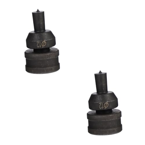 DIYEAH 2 Sätze Hydraulik -Stanzform hydraulische Stanzmaschinenform hydraulisches Stanzen hydraulische Stanzwerkzeuge industriell Loch Stanzmaschine stirbt Schwarz von DIYEAH
