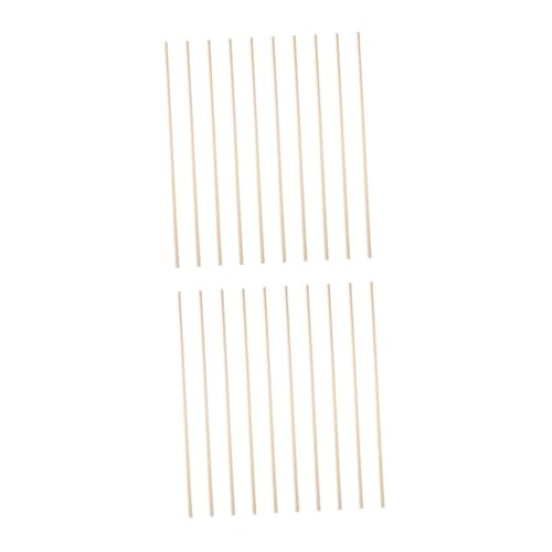 DIYEAH 2 Sätze Isosceles Dreieck Holzstreifen Fensterleistenleiste Fensterverkleidungen Wandleistenleiste Fenstergitter-modellierungsverkleidung Holzformteil Hölzern 10 Stück * 2 von DIYEAH