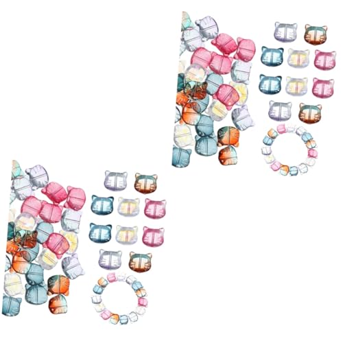 DIYEAH 2 Sätze Katzenperlen Bunte Tier Glasperlen Für Diy Armbänder Lose Spacer Perlen Mit Löchern Für Schmuckherstellung Und Bastelprojekte 50 Stück * 2 DIYEAH 2 Sätze Katzenperlen Bunte Tier Glasperlen Für Diy Armbänder Lose Spacer Perlen Mit Löchern Für Schmuckherstellung Und Bastelprojekte 50 Stück * 2 von DIYEAH
