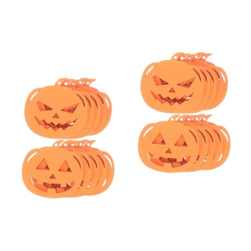 DIYEAH 2 Sätze Kürbischips Dekorationen Halloween Kürbisse Dekorieren Basteln Dekorative Kürbisausschnitte Scheiben Herbst Ornament Hängende Kürbischips Kürbis DIY Ausschnitte 10 Stück * 2 von DIYEAH