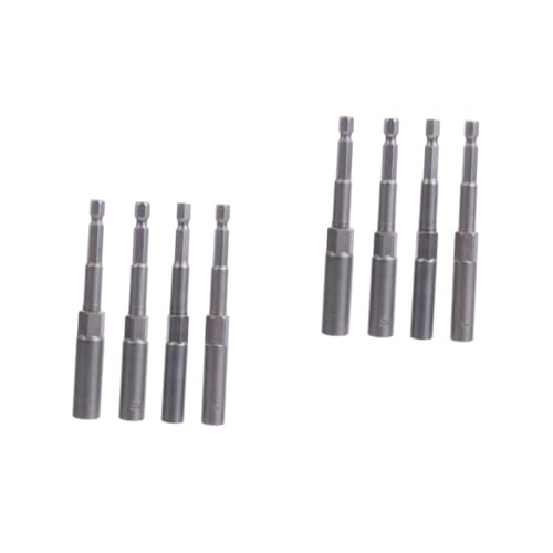 DIYEAH 2 Sätze Magnetische Charge Kopf Hülse Bits Extender Verlängerung Halter Bohrer Werkzeug Metric Silber Chrom Vanadium Legierung Stahl 4 Stücke * 2 von DIYEAH