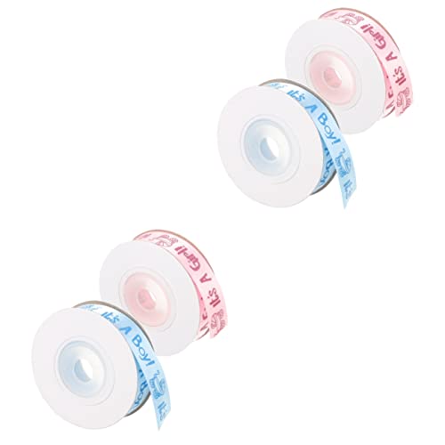DIYEAH 2 Sätze Muttertag Dekorationen Seidenband Ribbon Festivalbänder Geschenkverpackung Babypartydekorationen Grün Für Oh Festival-geschenkband Geschenkband Stoff 2 Rollen * 2 von DIYEAH
