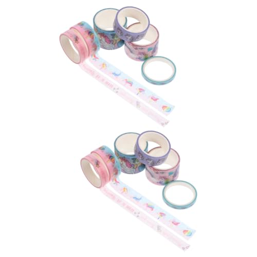 DIYEAH 2 Sätze Niedlicher Einhorn Klebebänder Schneidbare Diy Planer Tape Für Kreative Bastelarbeiten Für Scrapbooking Und Dekoration 6 Rollen * 2 DIYEAH 2 Sätze Niedlicher Einhorn Klebebänder Schneidbare Diy Planer Tape Für Kreative Bastelarbeiten Für Scrapbooking Und Dekoration 6 Rollen * 2 von DIYEAH