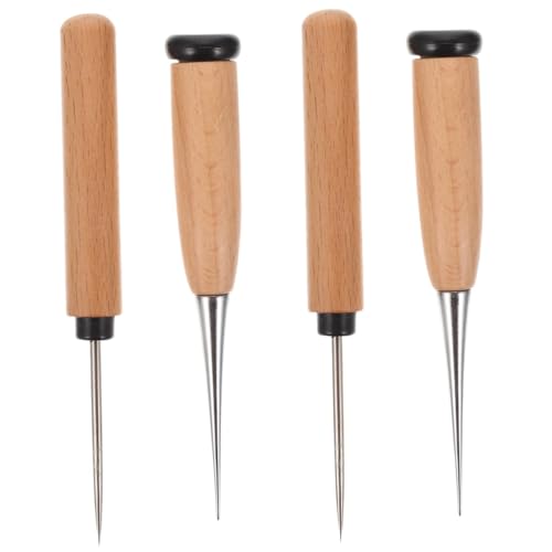 DIYEAH 2 Sätze Nimm Eine Nadel Schulanfänger Bastelbedarf Nähel Handwerkszeug Pinnnadeln Werkzeug Herrscher Maschine Draht Nähahlen Aus Leder Ahle Mit Holzgriff Hölzern Brown 2 Stück * 2 DIYEAH 2 Sätze Nimm Eine Nadel Schulanfänger Bastelbedarf Nähel Handwerkszeug Pinnnadeln Werkzeug Herrscher Maschine Draht Nähahlen Aus Leder Ahle Mit Holzgriff Hölzern Brown 2 Stück * 2 von DIYEAH