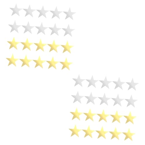 DIYEAH 2 Sätze Pentagramm-dekoration Stern Accessoire Im Klassenzimmer Ausgeschnitten Scherenschnitt Für Dekorativer Ausschnitt Im Klassenzimmer Wanddekoration Papier 20 Stück * 2 DIYEAH 2 Sätze Pentagramm-dekoration Stern Accessoire Im Klassenzimmer Ausgeschnitten Scherenschnitt Für Dekorativer Ausschnitt Im Klassenzimmer Wanddekoration Papier 20 Stück * 2 von DIYEAH