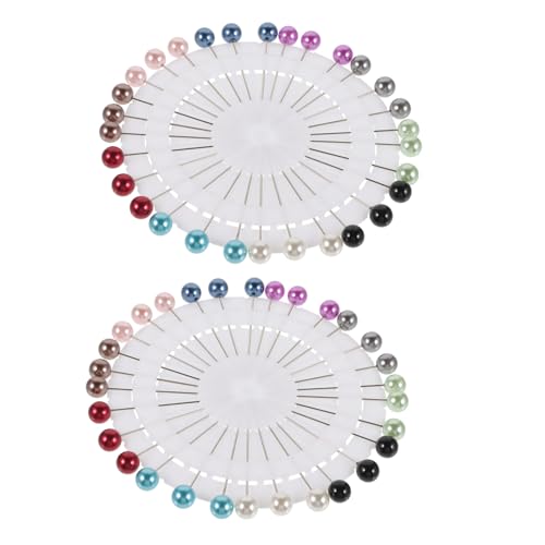DIYEAH 2 Sätze Perlen-schalnadeln Damen Elegant Sicherer Halter Modische Hijab Clips und Broschen Leicht Tragbar Für Alltag Hochzeit Party Zubehör von DIYEAH