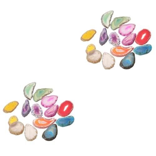 DIYEAH 2 Sätze Poröse Achatscheiben Rocailles Perlen Edelstein Halskette Fläschchen Achat Anhänger Charms Für Halsketten Achat Perlen Charms Zur Schmuckherstellung 14 Stück * 2 DIYEAH 2 Sätze Poröse Achatscheiben Rocailles Perlen Edelstein Halskette Fläschchen Achat Anhänger Charms Für Halsketten Achat Perlen Charms Zur Schmuckherstellung 14 Stück * 2 von DIYEAH