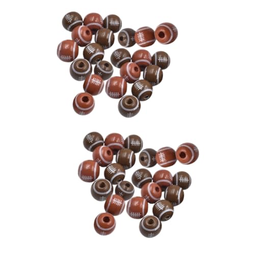 DIYEAH 2 Sätze Rugby-holzperlen Mini-fußball Sport Jugend Griff Für Fußball Charme Perlen Zur Schmuckherstellung Fußballperlen Abstandsperlen Schmuck Abstandsperle 50 Stück * 2 DIYEAH 2 Sätze Rugby-holzperlen Mini-fußball Sport Jugend Griff Für Fußball Charme Perlen Zur Schmuckherstellung Fußballperlen Abstandsperlen Schmuck Abstandsperle 50 Stück * 2 von DIYEAH