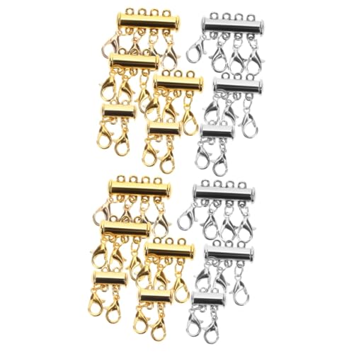 DIYEAH 2 Sätze Schmuck Magnetschnalle Multi-halskettenverschluss Halskettentrenner Mehrfach-halskettenverschluss Halskettenverschlussabscheider Legierung 8 Stücke * 2 DIYEAH 2 Sätze Schmuck Magnetschnalle Multi-halskettenverschluss Halskettentrenner Mehrfach-halskettenverschluss Halskettenverschlussabscheider Legierung 8 Stücke * 2 von DIYEAH