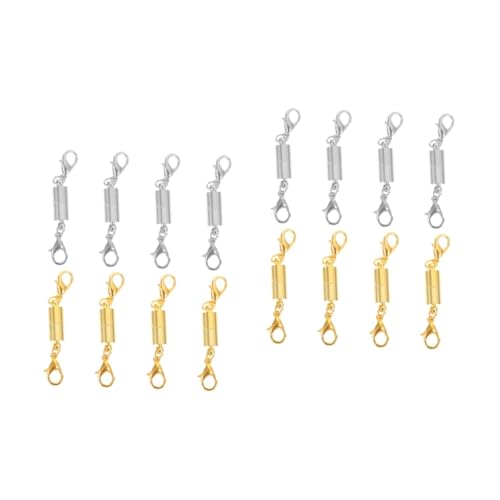 DIYEAH 2 Sätze Schmuckschnalle Verschluss Für Halsketten Schmuck Diy Verschluss Verschlüsse Für Schmuck Kettenverschluss Ersetzen Schmuck Diy Zubehör Magnet 8 Stück * 2 von DIYEAH