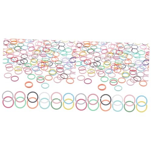 DIYEAH 2 Sätze Schmuckverbinder Ringe Öffene Biegeringe Für Diy Armbänder Und Robuste Eisenmaterialien Für Handwerksprojekte Für Schmuckherstellung Und Basteln 200 Stück * 2 von DIYEAH