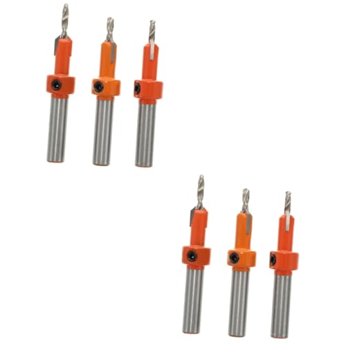 DIYEAH 2 Sätze Senkbohrer Granit Loch Gegenversinken Kernbohrer Bohren Fase Lochbohrer Mittelschlag Spiralbohrer Schlagbohrer Holzkorkbohrer Hochgeschwindigkeitsstahl Orange 3 Stück * 2 DIYEAH 2 Sätze Senkbohrer Granit Loch Gegenversinken Kernbohrer Bohren Fase Lochbohrer Mittelschlag Spiralbohrer Schlagbohrer Holzkorkbohrer Hochgeschwindigkeitsstahl Orange 3 Stück * 2 von DIYEAH