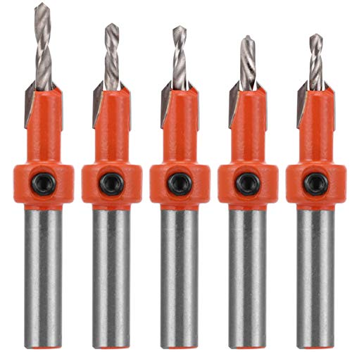 DIYEAH 2 Sätze Senkbohrer Senkerbohrer Schalter Fase Schlüssel Versenken Holzbearbeitung Countersink Kammernbohrer Hochgeschwindigkeitsstahl Orange 5 Stück * 2 DIYEAH 2 Sätze Senkbohrer Senkerbohrer Schalter Fase Schlüssel Versenken Holzbearbeitung Countersink Kammernbohrer Hochgeschwindigkeitsstahl Orange 5 Stück * 2 von DIYEAH