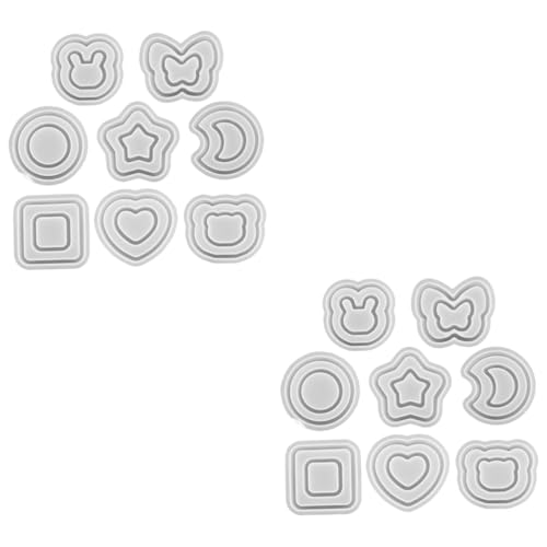 DIYEAH 2 Sätze Silikonform Für Schlüsselanhänger Gummiform Schlüsselanhänger Ringe Gießform Schlüsselanhänger Formen DIY Schlüsselanhänger Basteln DIY Zubehör 8 Stück * 2 von DIYEAH