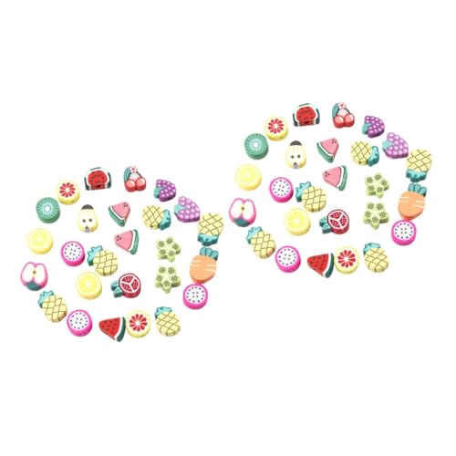 DIYEAH 2 Sätze Spacer-fruchtperlen Schmuck Personalisiert Bastelideen Diy Perlen Frucht Lose Perlen Obst Diy-perlen Perlen Für Die Herstellung Von Halsketten Polymer-ton 50 Stück * 2 DIYEAH 2 Sätze Spacer-fruchtperlen Schmuck Personalisiert Bastelideen Diy Perlen Frucht Lose Perlen Obst Diy-perlen Perlen Für Die Herstellung Von Halsketten Polymer-ton 50 Stück * 2 von DIYEAH