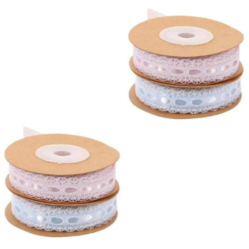DIYEAH 2 Sätze Spitzenstoff Bastelzeug Textilien Dekorationen Kleidungsdekoration Ornaments Spitzenband Bänder Für Handwerk Kleidungsstücke Spitzenbesatz Zum Nähen Polyester 2 Rollen * 2 DIYEAH 2 Sätze Spitzenstoff Bastelzeug Textilien Dekorationen Kleidungsdekoration Ornaments Spitzenband Bänder Für Handwerk Kleidungsstücke Spitzenbesatz Zum Nähen Polyester 2 Rollen * 2 von DIYEAH