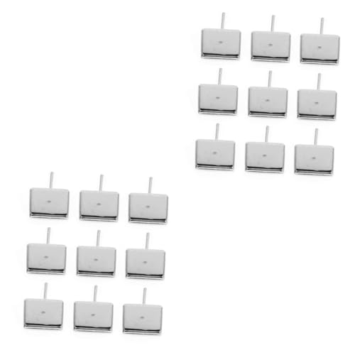 DIYEAH 2 Sätze Teiliges Diy Ohrring Rostfreiem Quadratische Metall Ohrstecker Basis Stabile Ohrsteckervorrichtung Korrosionsbeständig Für Schmuckherstellung Und Heimstudio 50 Stück * 2 DIYEAH 2 Sätze Teiliges Diy Ohrring Rostfreiem Quadratische Metall Ohrstecker Basis Stabile Ohrsteckervorrichtung Korrosionsbeständig Für Schmuckherstellung Und Heimstudio 50 Stück * 2 von DIYEAH
