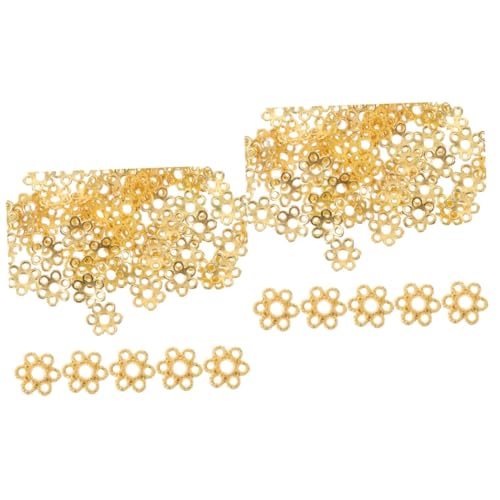DIYEAH 2 Sätze Vintage Perlenkappen Goldperlen Zur Herstellung Von Armbändern Perlen Für Schmuckhersteller Diy Schmuckzubehör Handgemachte Schmuckherstellung Wulst Endkappen 200 Stück * 2 DIYEAH 2 Sätze Vintage Perlenkappen Goldperlen Zur Herstellung Von Armbändern Perlen Für Schmuckhersteller Diy Schmuckzubehör Handgemachte Schmuckherstellung Wulst Endkappen 200 Stück * 2 von DIYEAH
