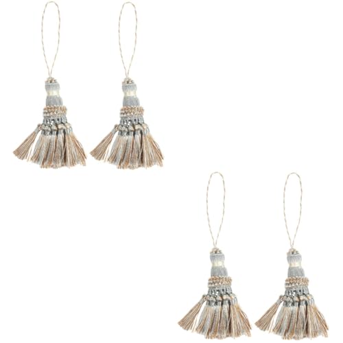 DIYEAH 2 Sätze Vorhangzubehör Quasten Quastenzubehör Schlüssel Quaste Dekorativ Ästhetisch Home Decor Wohnungseinrichtung Abwaschbares Anhänger Für Vorhang Polyester 2 Stücke * 2 von DIYEAH