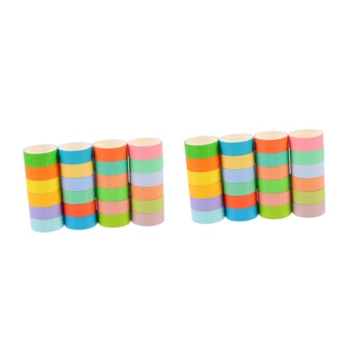 DIYEAH 2 Sätze Washi Tape Diy Blumen Klebeband Bunte Dekorative Klebebänder Für Scrapbooking Journals Bastelprojekte Und 24 Rollen * 2 von DIYEAH