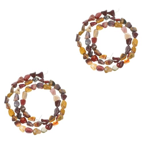 DIYEAH 2 Saiten Natürliche Steinperlen Strang mit Vertikalem Robustes DIY Schmuckmaterial für Halsketten und Armbänder ca Vielseitig Einsetzbar und Angenehm zu Verarbeiten DIYEAH 2 Saiten Natürliche Steinperlen Strang mit Vertikalem Robustes DIY Schmuckmaterial für Halsketten und Armbänder ca Vielseitig Einsetzbar und Angenehm zu Verarbeiten von DIYEAH