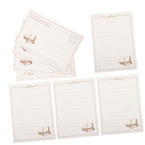 DIYEAH 2 Sets Umschlagpapier Set Dekorativ Vintage Party Retro Dekoration Aussehender Kuss Ausgefallenes Liniertes Schreibpapier Alt Antik Niedlich Briefpapier Brief DIYEAH 2 Sets Umschlagpapier Set Dekorativ Vintage Party Retro Dekoration Aussehender Kuss Ausgefallenes Liniertes Schreibpapier Alt Antik Niedlich Briefpapier Brief von DIYEAH