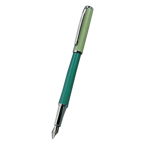 DIYEAH 2 Stck. Eleganter Füllfederhalter für Schüler Grüner Schreibstift mit und Kunstfunktion Extra Spitze für Kalligraphie und Notizen von DIYEAH