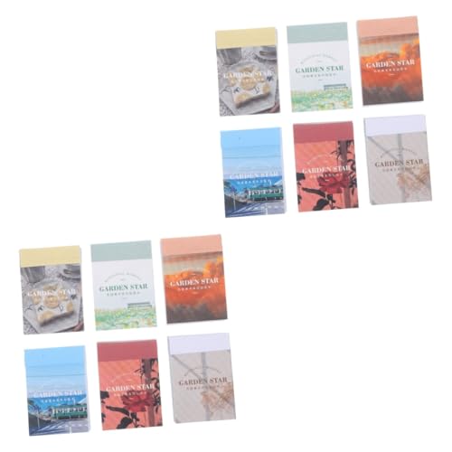 DIYEAH 2 Stück 6 Taschenmaterial Papier Album Farbig Aufkleber Dekoration Zeitschrift Schrott Scrapbook-papier Diy Material Papier Backpapier Scrapbooking-materialien Kartenpapier von DIYEAH