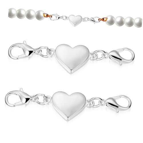 DIYEAH 2 Stück 925 Silber Magnetverschluss Für Ketten - Starker Magnetischer Kettenverschluss Für Halsketten - Armbänder Und DIY Schmuckherstellung Stilvolles Zubehör Für Jeden DIYEAH 2 Stück 925 Silber Magnetverschluss Für Ketten - Starker Magnetischer Kettenverschluss Für Halsketten - Armbänder Und DIY Schmuckherstellung Stilvolles Zubehör Für Jeden von DIYEAH