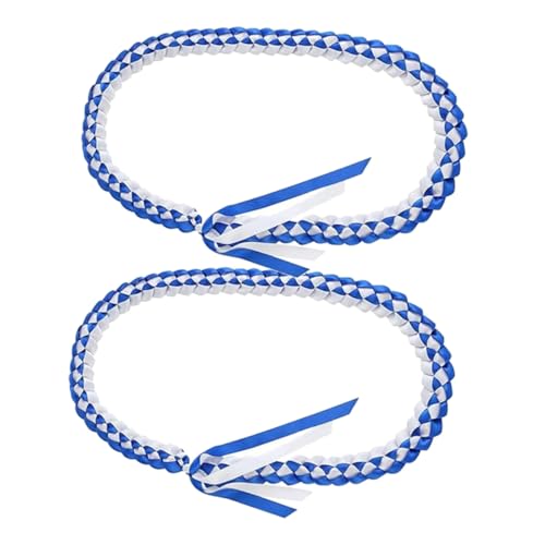 DIYEAH 2 Stück Abschlusskranzband Abschlussdekoration Requisiten Partyzubehör Band Leis Für Den Abschluss Foto -requisiten Grad-party-dekoration Abschluss-halsgirlande Blue Schleife DIYEAH 2 Stück Abschlusskranzband Abschlussdekoration Requisiten Partyzubehör Band Leis Für Den Abschluss Foto -requisiten Grad-party-dekoration Abschluss-halsgirlande Blue Schleife von DIYEAH