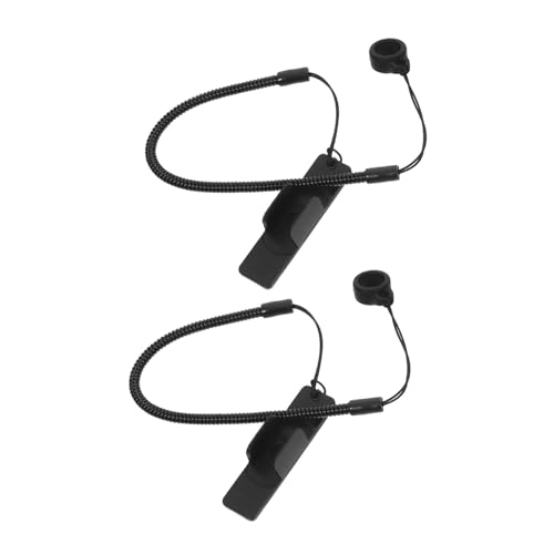 DIYEAH 2 Stück Befestigungsseil für Stylus-Stift Trageband für Stylus-Stifte Stiftband ausziehbar Stift-Lanyard elastischer Lanyard Klemmbrett-Stiftleine Kieselgel Black DIYEAH 2 Stück Befestigungsseil für Stylus-Stift Trageband für Stylus-Stifte Stiftband ausziehbar Stift-Lanyard elastischer Lanyard Klemmbrett-Stiftleine Kieselgel Black von DIYEAH