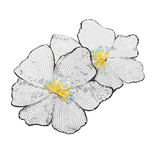 DIYEAH 2 Stück Bestickte Pailletten und Perlenblumen Patches Verzierungen für Nähprojekte Kleider und Taschen DIYEAH 2 Stück Bestickte Pailletten und Perlenblumen Patches Verzierungen für Nähprojekte Kleider und Taschen von DIYEAH