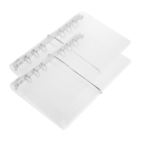 DIYEAH 2 Stück Binder Cover Transparent PP Schutz Hülle mit Elastischem Verschluss Wasserabweisende Notizbuchhülle für Lose Erinnerungsbuch Organizer und Planer Organizer DIYEAH 2 Stück Binder Cover Transparent PP Schutz Hülle mit Elastischem Verschluss Wasserabweisende Notizbuchhülle für Lose Erinnerungsbuch Organizer und Planer Organizer von DIYEAH