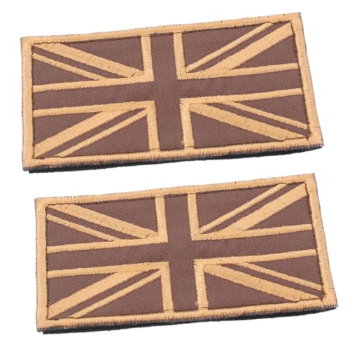 DIYEAH 2 Stück British Stickerei Aufnäher mit Haken und Schlaufenverschluss für Jacken Rucksäcke Hüte und Outdoor Aktivitäten DIYEAH 2 Stück British Stickerei Aufnäher mit Haken und Schlaufenverschluss für Jacken Rucksäcke Hüte und Outdoor Aktivitäten von DIYEAH