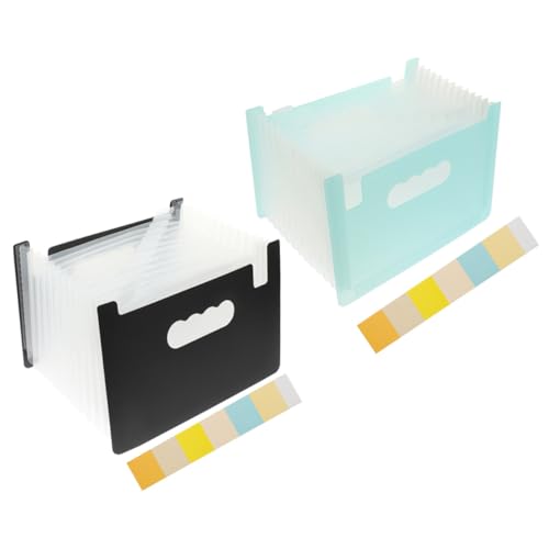 DIYEAH 2 Stück Datei-Organizer-Ordner Organisatoren und Aufbewahrung Tasche Veranstalter büromappe aufbewahrungsmappe kleiner Akkordeon-Ordner-Organizer entsprechender Dateiorganisator DIYEAH 2 Stück Datei-Organizer-Ordner Organisatoren und Aufbewahrung Tasche Veranstalter büromappe aufbewahrungsmappe kleiner Akkordeon-Ordner-Organizer entsprechender Dateiorganisator von DIYEAH