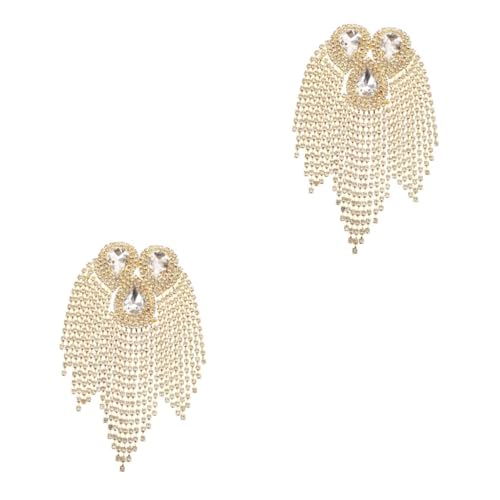 DIYEAH 2 Stück Dekorative Quasten Applikation Schulterabzeichen mit Metallkette DIY Kleidung Patch zum Aufnähen oder Aufbügeln Vielseitige Modeverzierung für Jacken Anzüge und Accessoires DIYEAH 2 Stück Dekorative Quasten Applikation Schulterabzeichen mit Metallkette DIY Kleidung Patch zum Aufnähen oder Aufbügeln Vielseitige Modeverzierung für Jacken Anzüge und Accessoires von DIYEAH