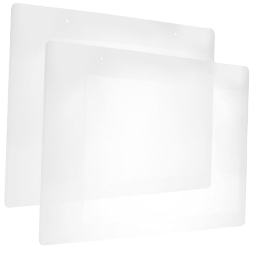 DIYEAH 2 Stück Dokument Papierbehälter Datei Tragbare Papiertüte Scrapbooking-aufbewahrungstasche Lernzubehör Transparenter Papieraufbewahrungshalter Dokumentordner Pp von DIYEAH