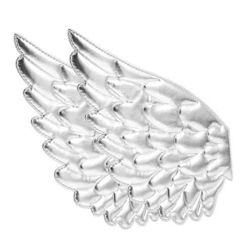 DIYEAH 2 Stück Engelsflügel Zubehör Engelsflügel Aufbügler Applikationen Mit Engelsflügeln Flügelflicken Zum Aufbügeln Appliquisch Platte Fohme Wing Silver Polyester DIYEAH 2 Stück Engelsflügel Zubehör Engelsflügel Aufbügler Applikationen Mit Engelsflügeln Flügelflicken Zum Aufbügeln Appliquisch Platte Fohme Wing Silver Polyester von DIYEAH