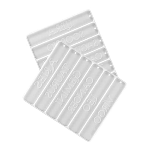 DIYEAH 2 Stück Epoxidharz Lesezeichen Silikonform Diy Gießform Silikonmould für Personalisierte Lesezeichen mit Elementen für Bastelprojekte und von DIYEAH