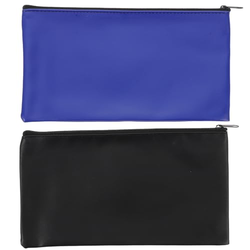 DIYEAH 2 Stück Geldbeutel: PU-Leder-Geldbörse für Quittungen – Wiederverwendbare Tasche – Wasserdichter Bargeldhalter – Kleine Tasche für Papiergeld DIYEAH 2 Stück Geldbeutel: PU-Leder-Geldbörse für Quittungen – Wiederverwendbare Tasche – Wasserdichter Bargeldhalter – Kleine Tasche für Papiergeld von DIYEAH